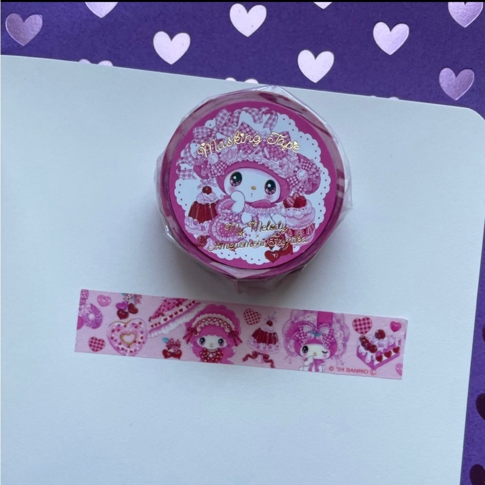 Amenomori Fumika x Sanrio My Melody washi tape